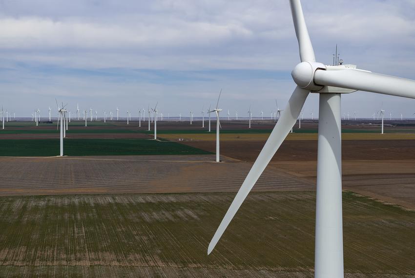 Wind turbines are seen Monday, March 4, 2024 outside of Sweetwater.