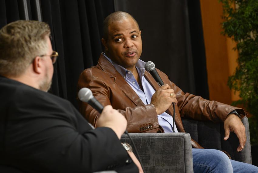 Dallas mayor Eric Johnson speaks with Chad Hasty about his second-term agenda and partisanship at The Texas Tribune Festival in Austin on Sept. 22, 2023.