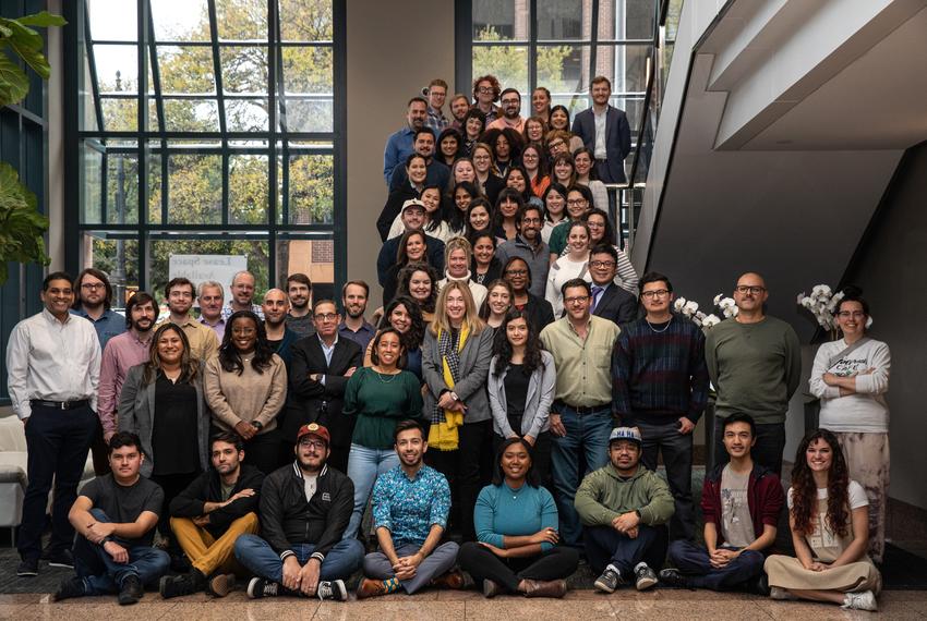 The Texas Tribune staff at their office in Austin on Nov. 14, 2022.