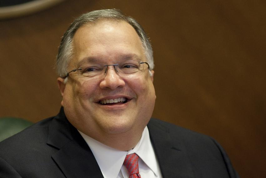 Chair of Business and Commerce Senate Committee, Sen. John Carona R-Dallas during meeting on October 4th, 2011