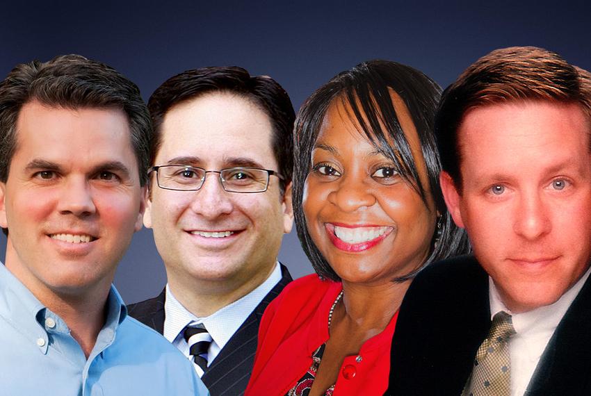 L to R: Mark Strama, Larry Gonzales, Juanita Budd and Don Shirley