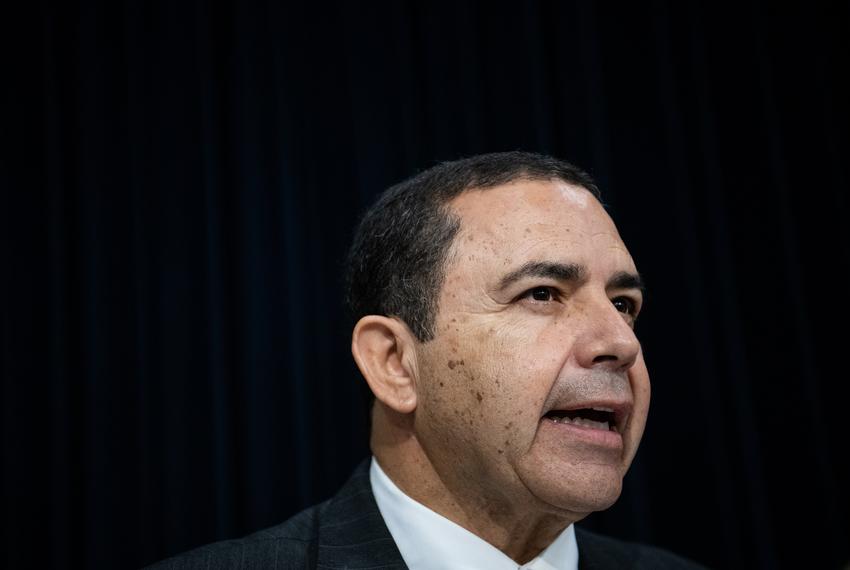 U.S. Rep. Henry Cuellar, D-Laredo, questions Secretary of Homeland Security Alejandro Mayorkas during a House Appropriations Subcommittee hearing at the U.S. Capitol in Washington, D.C., on  April 27, 2022.