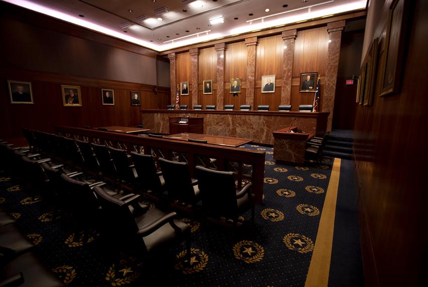 The Texas Supreme Court on Jan. 15, 2020.
